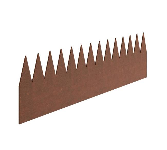 Plieninės kraštų juostos sodui 6 vnt 1 metras10