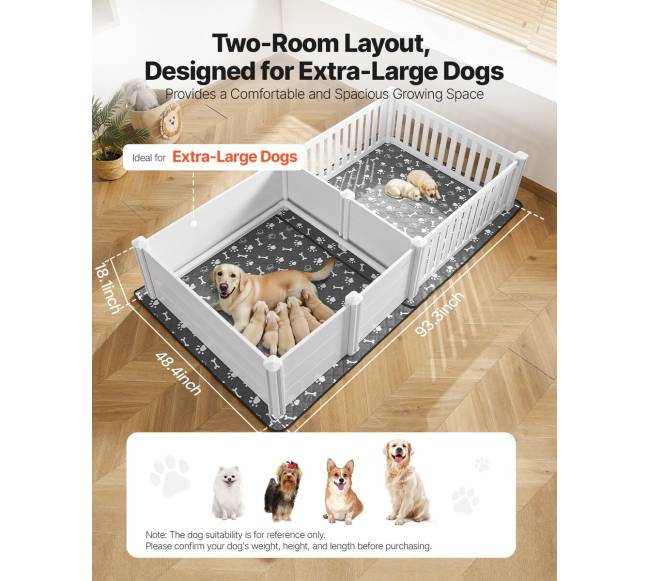 šunų vėlyknamio dėžė, 2 kambarių1