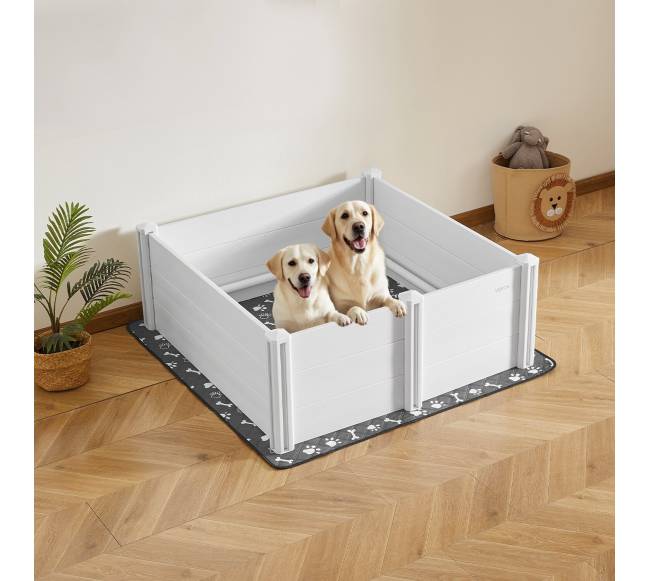 Šuniukų boksas su reguliuojamomis durelėmis, 1220x1220x460 mm7