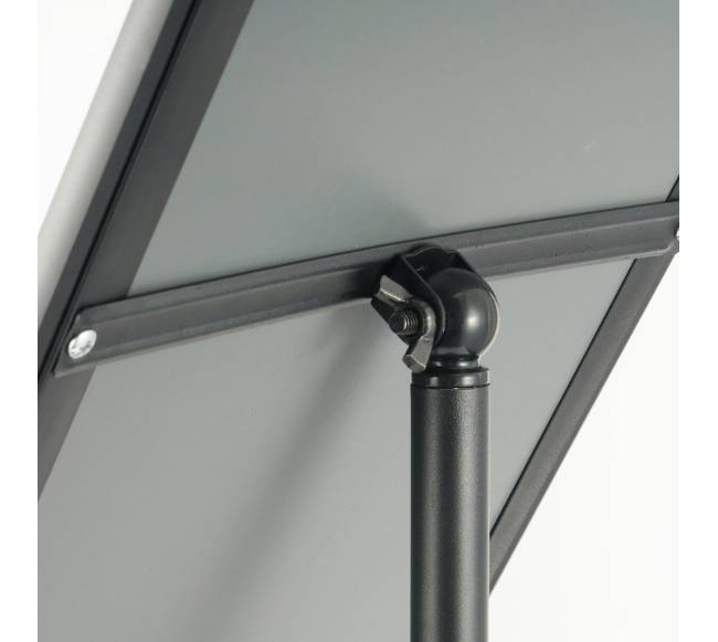 Reguliuojamas stovas plakatams 11x17 juodas10