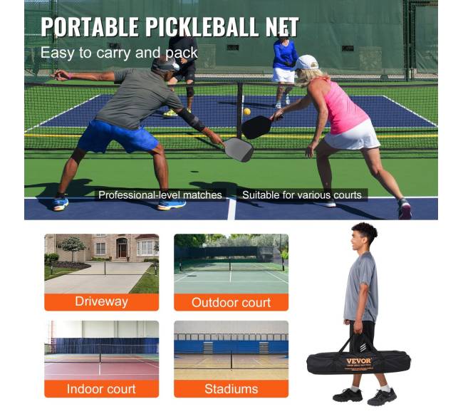 Nešiojama Piklbolo tinklo sistema4