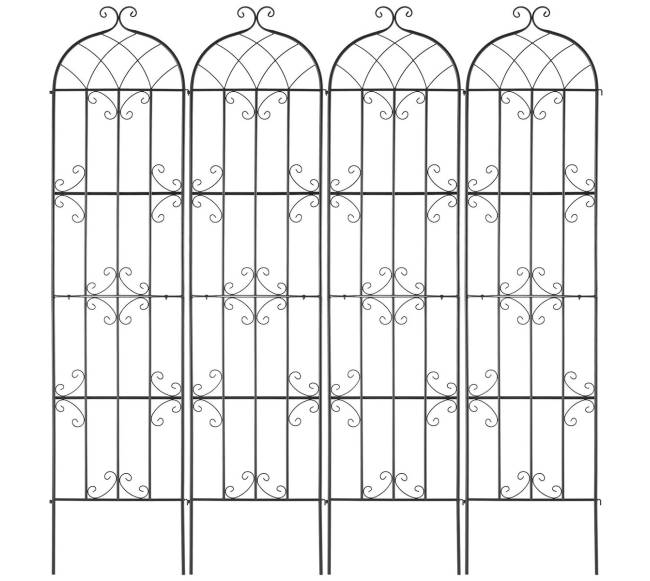 Metalinė sodo atrama vijokliniams augalams 220x51 cm0