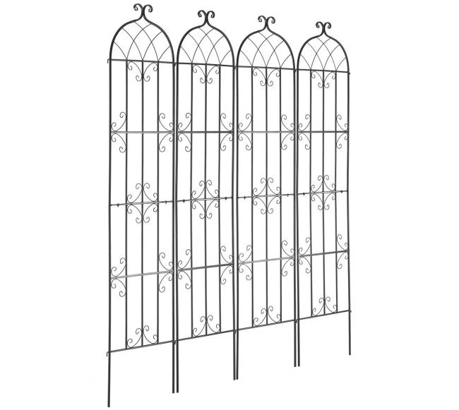 Metalinė sodo atrama vijokliniams augalams 220x51 cm10