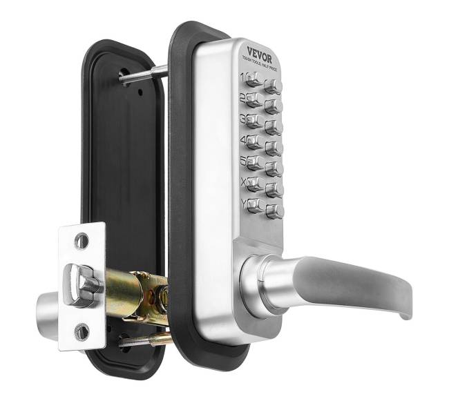 Mechaninė durų spyna be raktų įvedimo10