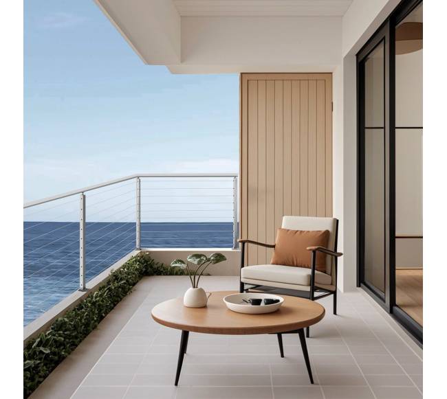 Nerūdijančio plieno turėklų stulpas7