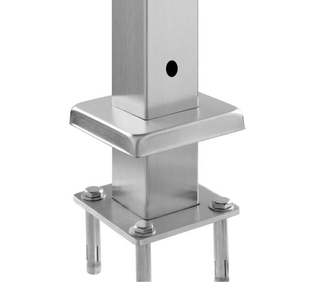 Nerūdijančio plieno turėklų stulpas9