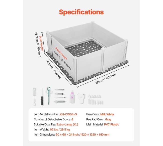 Šuniukų gimdymo dėžė 152x152x61 cm šunims6