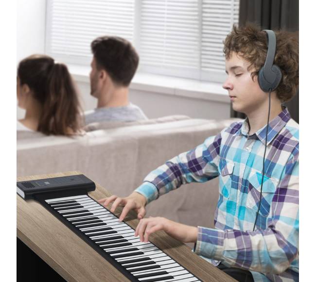 88 klavišų sulankstomas pianinas7