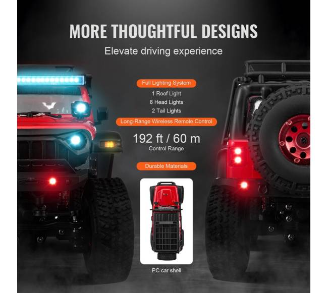 Nuotolinio valdymo automobilis 4WD vaikams5