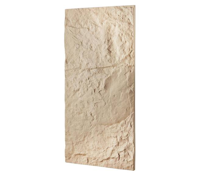 3D sienų plokštės 4 vnt 120x60 cm akmens imitacijos geltonos0