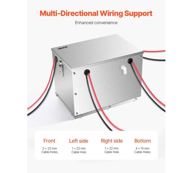 Baterijų dėžė Group 2431 iš aliuminio legiruoto plieno3