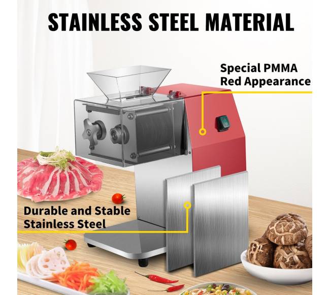 Komercinė mėsos pjaustymo mašina, 250 kgval. 850W3