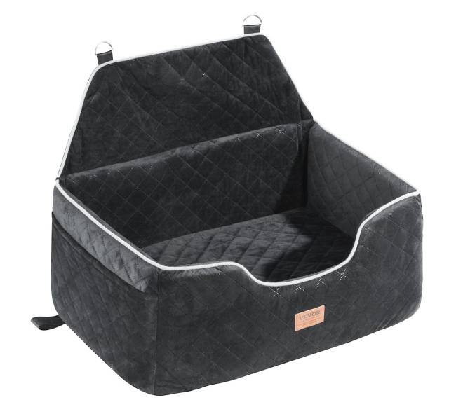Šuns kėdutė automobiliui iki 25 kg, juoda0
