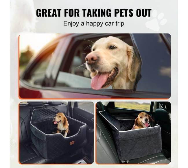 Šuns kėdutė automobiliui iki 25 kg, juoda5