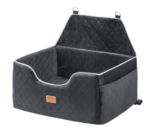 Šuns kėdutė automobiliui iki 25 kg, juoda10