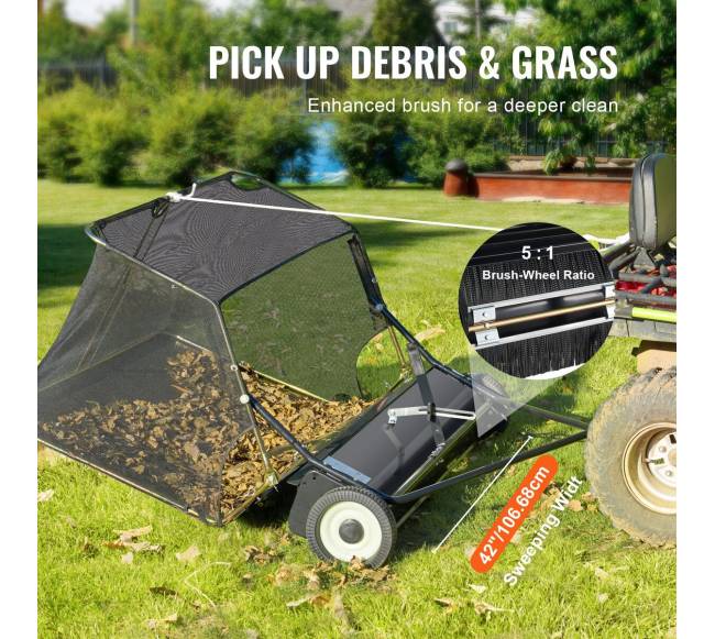 Vejos šlavėjas 42 colių su rinktuvu4