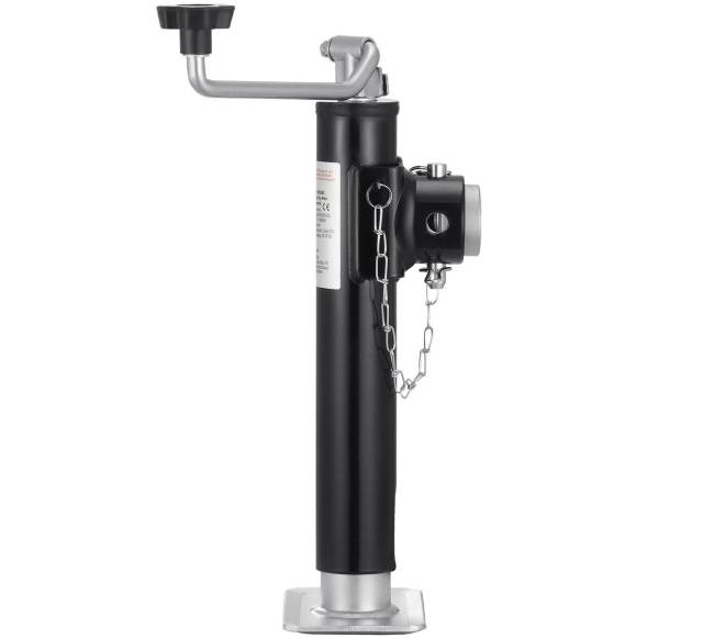 Priekabos domkratas suvirinamu vamzdiniu laikikliu8