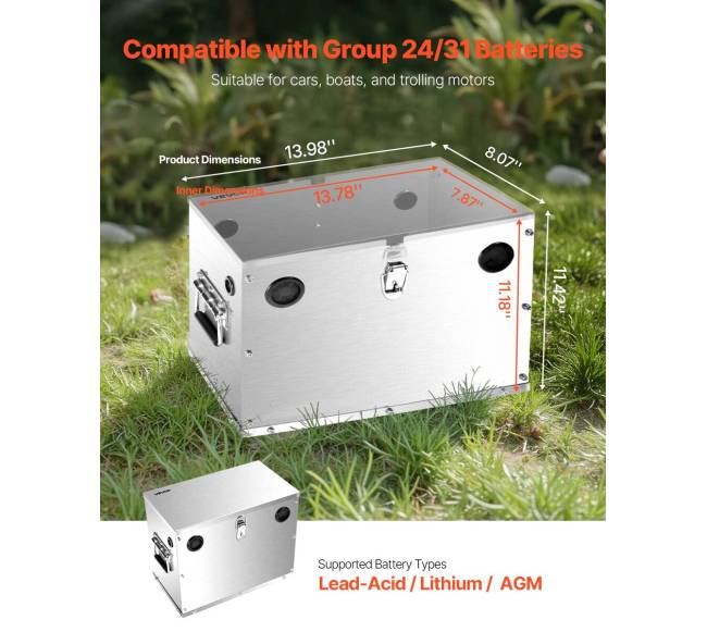 Automobilio akumuliatoriaus dėžė iš nerūdijančio plieno1