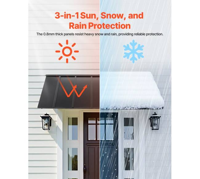 Langų stoginė 203x91 cm lauko terasai1