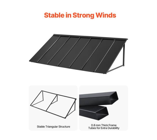 Langų stoginė 203x91 cm lauko terasai2