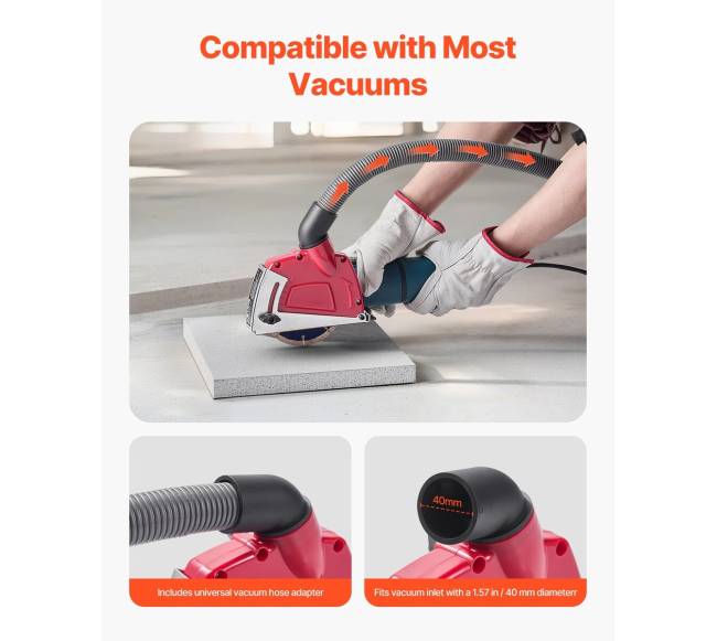 Kampinio šlifuoklio dulkių apsauga 4-5 coliams3