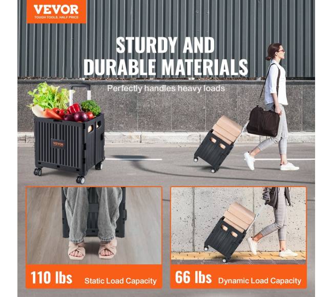 Sulankstomas vežimėlis su teleskopine rankena1