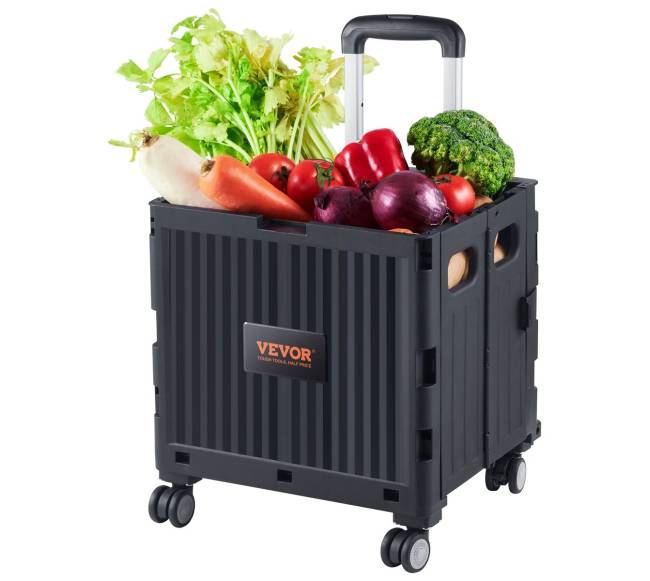 Sulankstomas vežimėlis su teleskopine rankena8