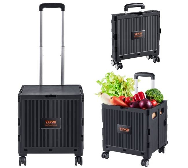 Sulankstomas vežimėlis su teleskopine rankena10