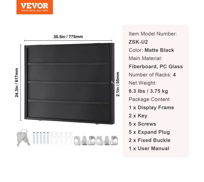 36 kortų kolekcijų vitrininė dėžutė6