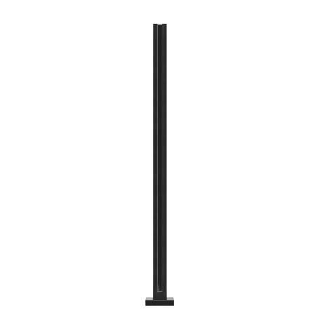 Stiklo turėklo laikiklis 105 cm, juodas0