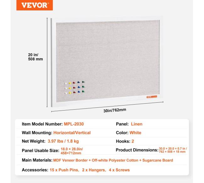 30x20 cm balta kamštiena su lino paviršiumi6