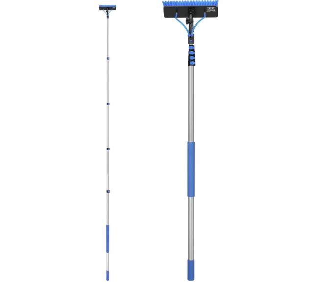 7.3 m teleskopinis saulės baterijų valymo stulpas9