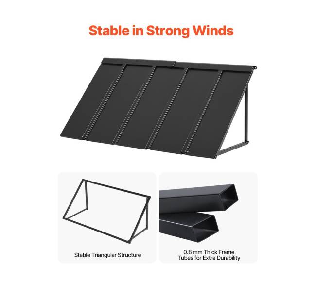 Plieninė lauko durų stogelis su langu2