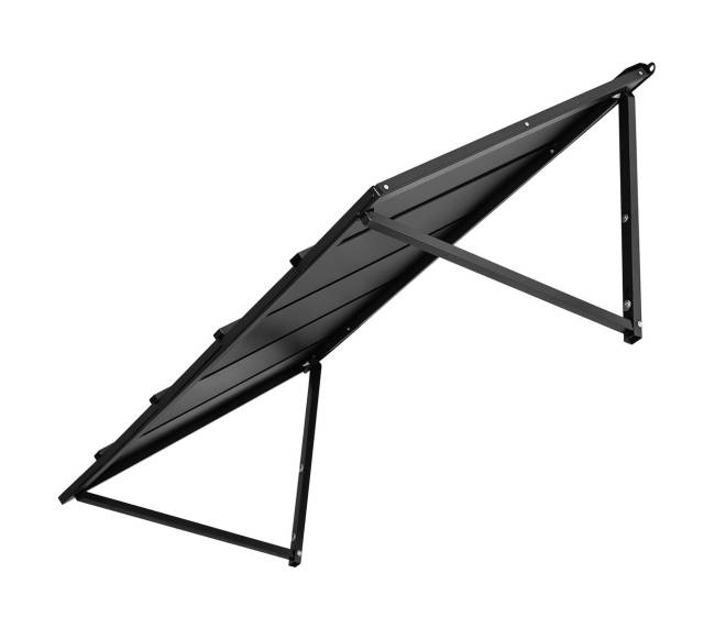 Plieninė lauko durų stogelis su langu9