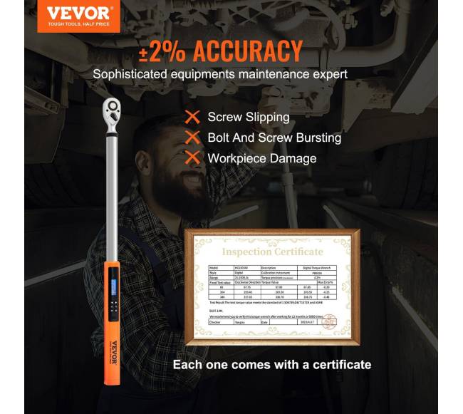 Skaitmeninis sukimo momento raktas 12"1