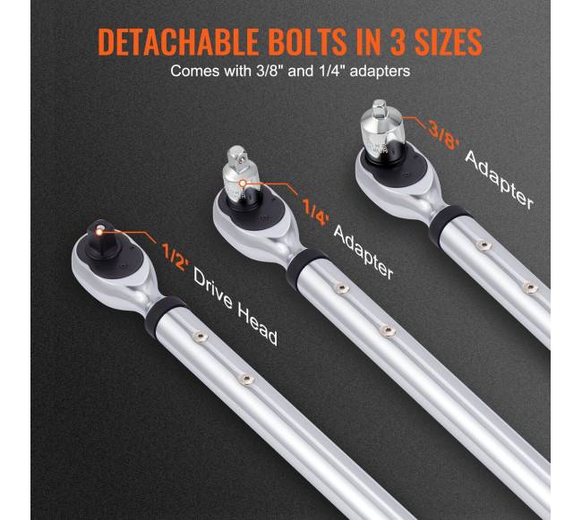 Skaitmeninis sukimo momento raktas 12"4