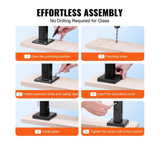 Aikštinis stiklo spaustuvas, 4 vnt., juoda2