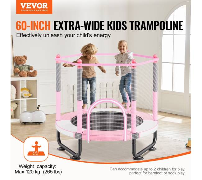 Vaikiškas 154 cm batutas su tinklu1