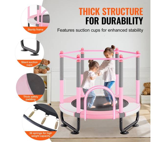 Vaikiškas 154 cm batutas su tinklu4