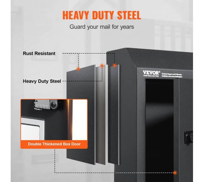 Prakiškite raktų dėžutė su kombinacine spyna tamsiai pilka3