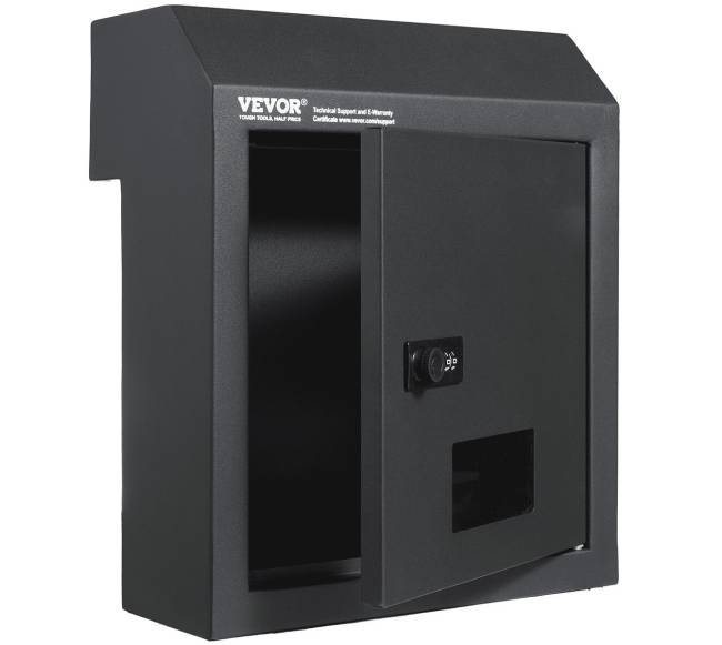 Prakiškite raktų dėžutė su kombinacine spyna tamsiai pilka9