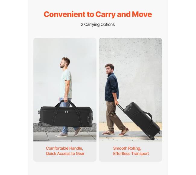 Studijos įrangos vežimėlio krepšys 91 x 30 x 35,5 cm2