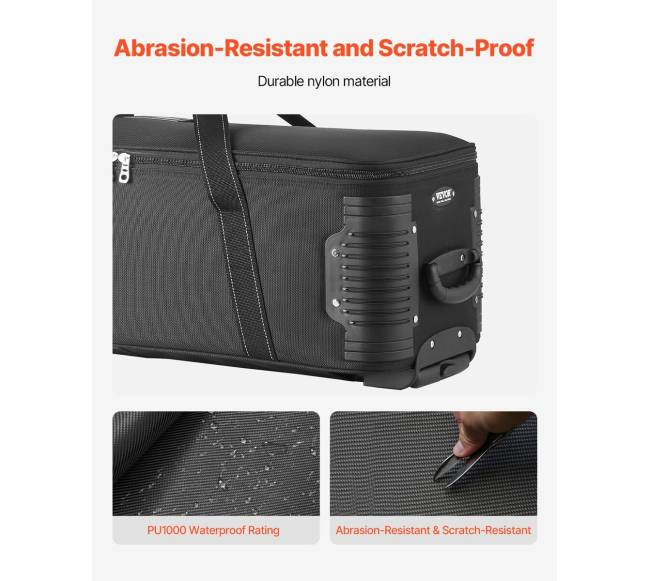 Studijos įrangos vežimėlio krepšys 91 x 30 x 35,5 cm3