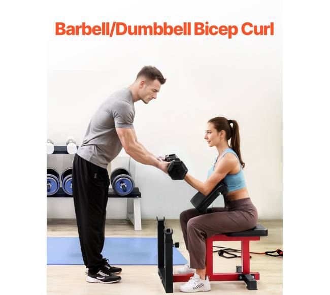 Reguliuojamas bicepso suolelis namų sportui5