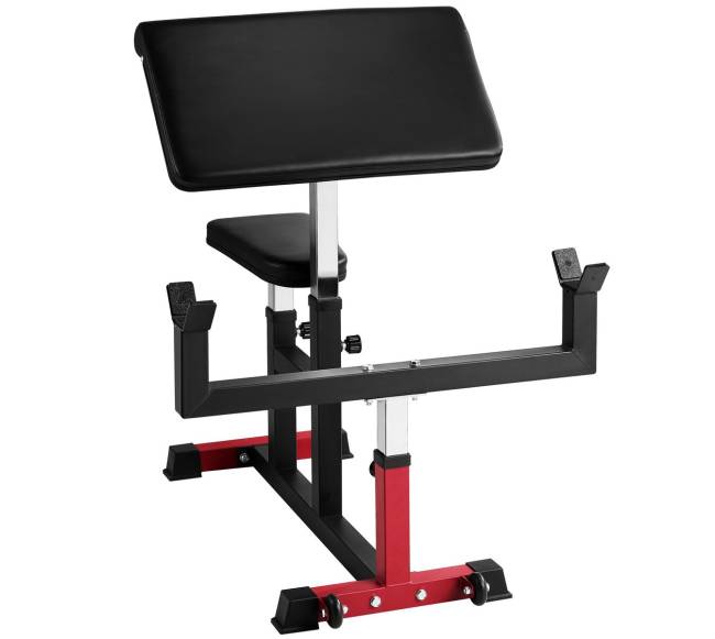 Reguliuojama bicepsų suolelis namams0