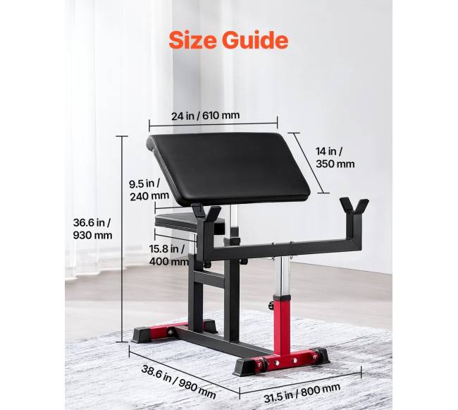 Reguliuojama bicepsų suolelis namams1