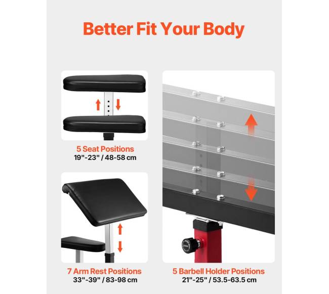 Reguliuojama bicepsų suolelis namams2