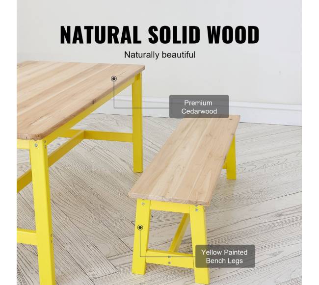 Vaikų stalas ir suoliukai kūrybai2