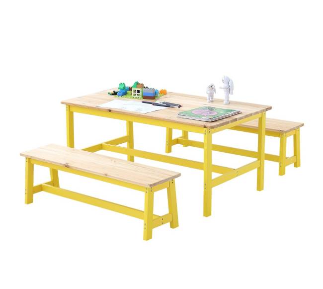 Vaikų stalas ir suoliukai kūrybai9