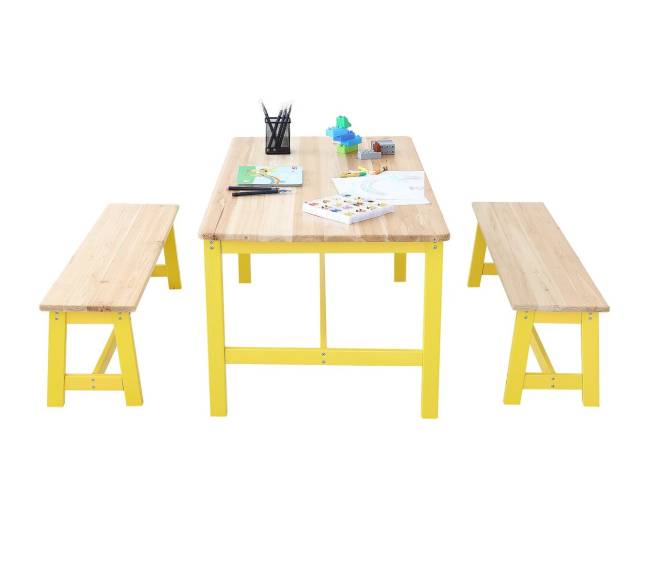 Vaikų stalas ir suoliukai kūrybai10